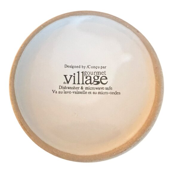 Dip Chiller Server Party Dish, 2 Piece Ceramic, Fruit Pattern by Gourmet Village - Picture 4 of 13